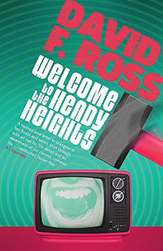 Book cover featuring a vintage television showing a screaming mouth and a large hammer.