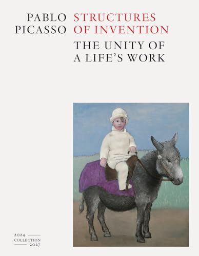 Book cover: “Pablo Picasso: Structures of Invention” with painting of child on donkey.