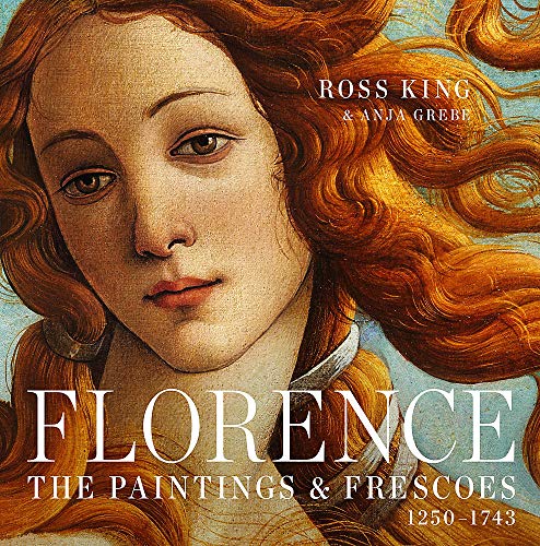 Close-up of Renaissance painting, book cover for "Florence: The Paintings & Frescoes".