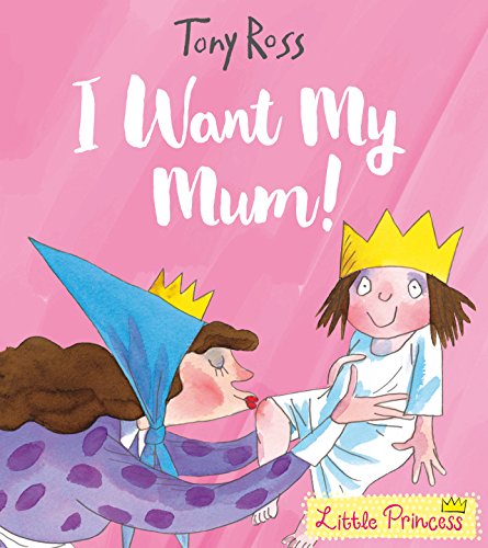 Book cover: Little Princess wants her mum, illustrated in watercolor.