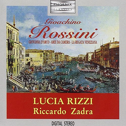 CD cover for Rossini’s “Giovanna D’arco” with a Venetian canal scene.