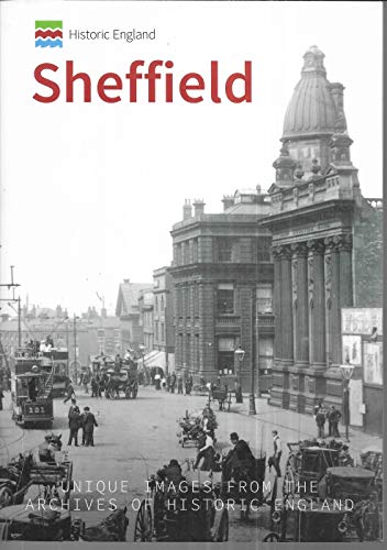 Historic England book cover featuring a vintage Sheffield street scene.