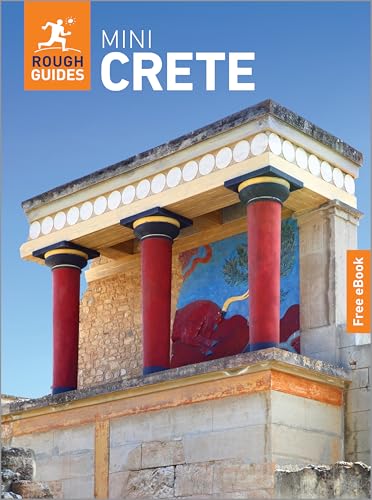 Rough Guides Mini Crete travel guide cover with Knossos palace detail.