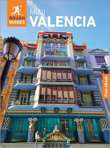 Rough Guides Mini Valencia travel guide cover featuring a colorful, ornate building in Valencia.