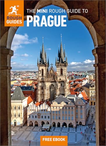 Book cover showing the Church of Our Lady before Týn in Prague through archway.