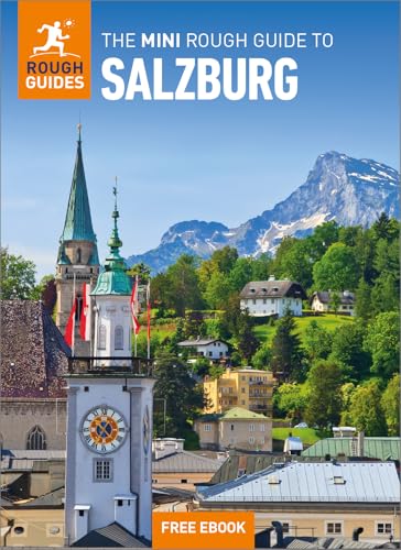 Salzburg travel guide cover with cityscape and mountains.
