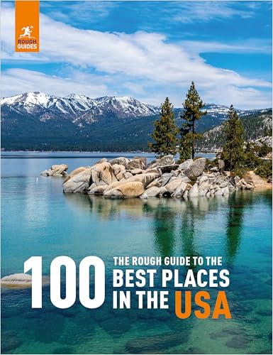 Travel guidebook cover with mountain and lake scenery, large white “100” text.