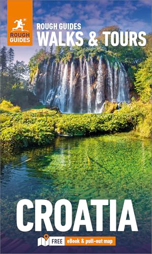Rough Guides travel book cover featuring a waterfall in Croatia over a clear lake.