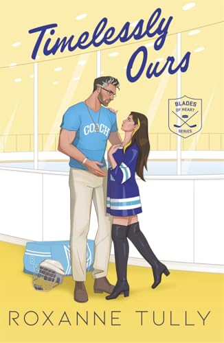 Book cover depicting a man and woman near an ice rink.