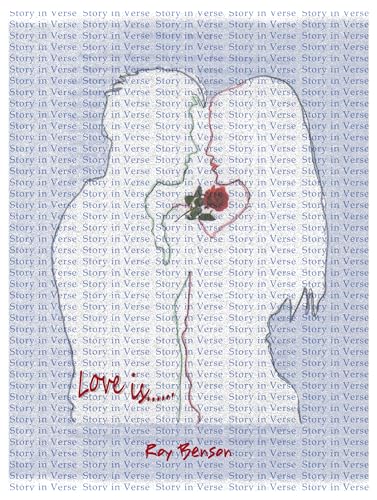 Book cover: silhouettes of a couple forming a heart with a rose.