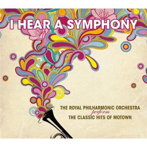 CD cover: colorful floral design with a vintage trumpet and text.