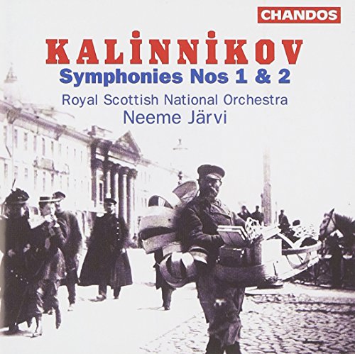 CD cover for Kalinnikov symphonies with a historical street scene.