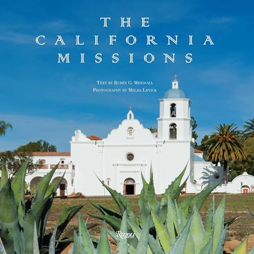 Cover of “The California Missions” book featuring a white mission building.