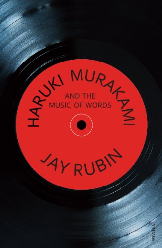 Book cover: red record label with text, black vinyl background.