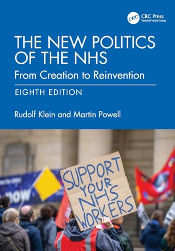 Book cover with title and image of a protest supporting the NHS.