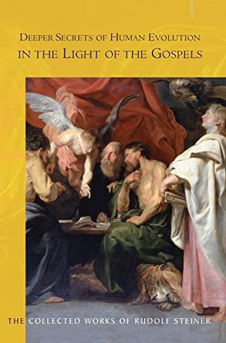 Book cover depicting a Renaissance-style painting of figures and an angel.