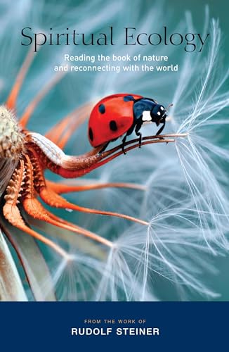 Book cover with a ladybug on a dandelion, titled "Spiritual Ecology".