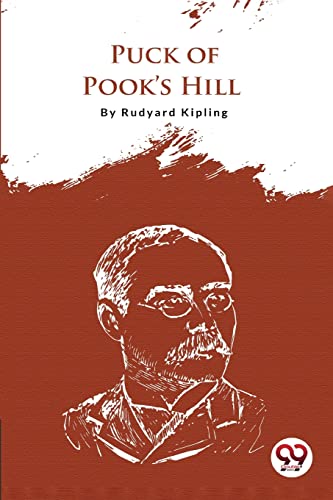 Book cover of "Puck of Pook's Hill" featuring a sketched portrait.