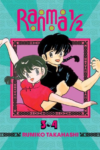 Manga cover featuring Ranma Saotome in male and female forms against a teal background.