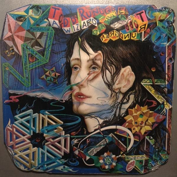Album cover for Todd Rundgren’s “Wizard / A True Star” with portrait.