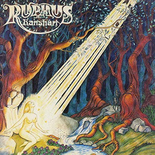 Ruphus "Ranshart" album cover: painted forest scene with figure and light beam.