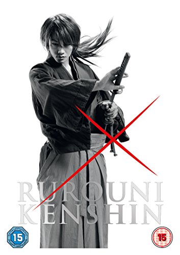 Rurouni Kenshin DVD cover featuring a samurai with a drawn sword.