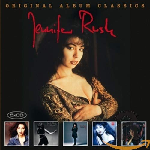 Jennifer Rush album cover featuring a portrait of the singer.