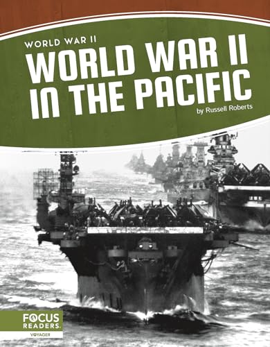 Book cover: “World War II in the Pacific” with naval ships.