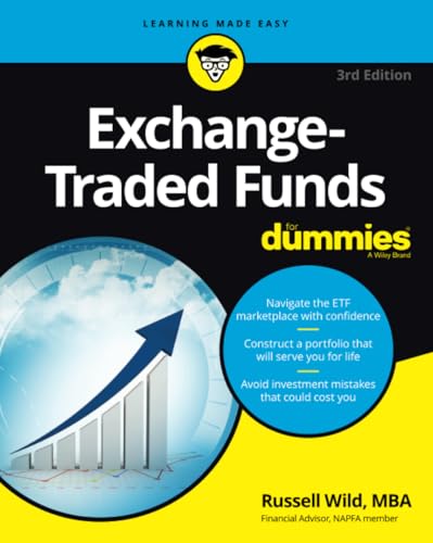 Book cover: "Exchange-Traded Funds For Dummies," 3rd Edition.