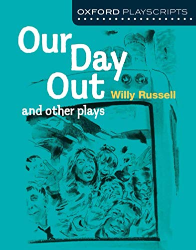 Book cover: “Our Day Out” with illustration of children on a bus.