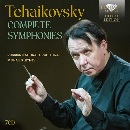 CD cover featuring conductor Mikhail Pletnev and “Tchaikovsky Complete Symphonies” text.