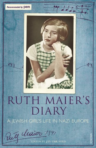 Book cover: Ruth Maier’s Diary, featuring a vintage portrait of a young girl.