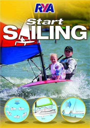 Sailing book cover with sailing image, likely featuring a small boat on water.