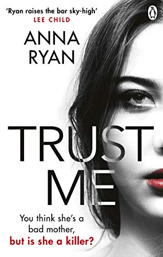 Book cover: "Trust Me" by Anna Ryan, featuring a woman’s shadowed face.