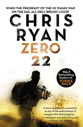 Book cover: "Zero 22" featuring a soldier with a rifle in a desert.