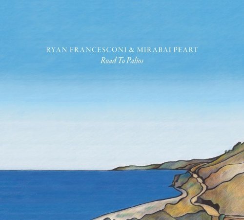 CD cover: coastal landscape painting with blue sea and winding road.
