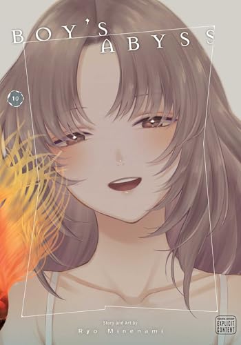 Manga volume cover: close-up of a young person with long brown hair.