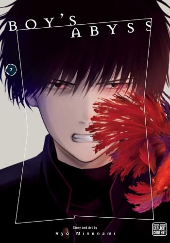 Manga cover: boy with dark hair and a red betta fish.