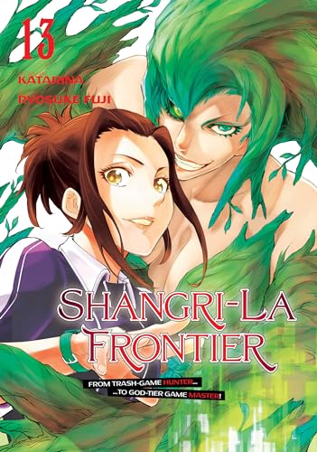 Manga cover featuring two characters with vibrant hair, number 13 visible.