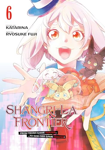Manga volume 6 cover: a smiling girl with fantastical creatures.
