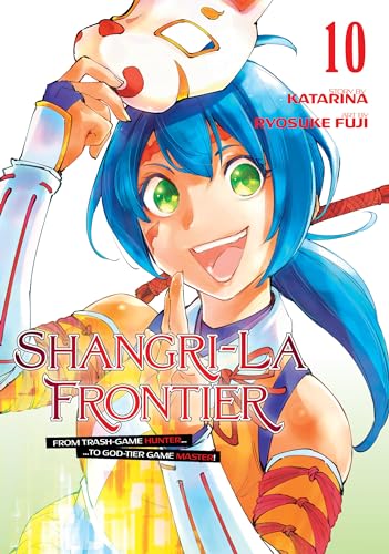 Manga volume 10 cover featuring a smiling, blue-haired female character.