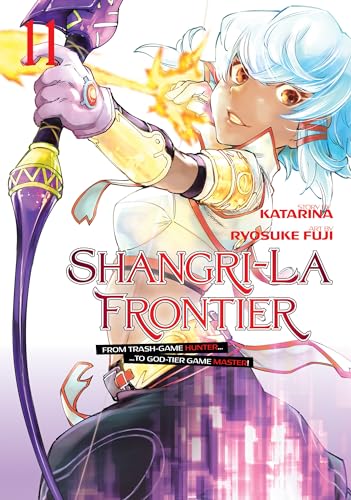 Manga volume 11 cover: female character with bow and fiery energy.