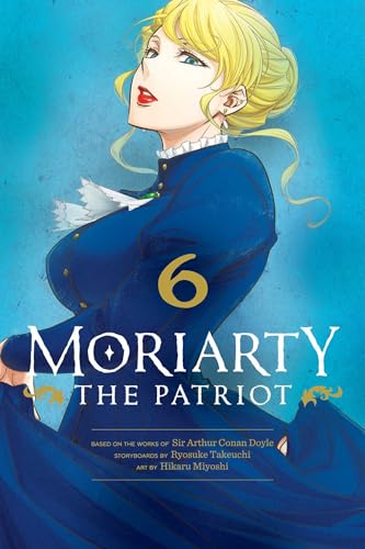 Manga cover featuring a blonde woman in a blue Victorian dress against blue background.