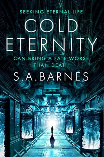 Book cover: dark, futuristic corridor with a lone figure silhouetted within.