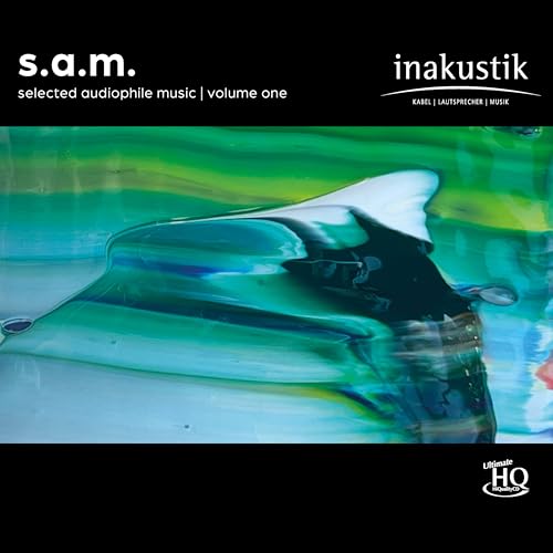 CD cover for “S.a.m. - Selected Audiophile V” with abstract blue and green art.