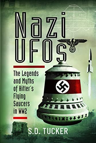 Book cover: “Nazi UFOs” depicts a flying saucer with a swastika.