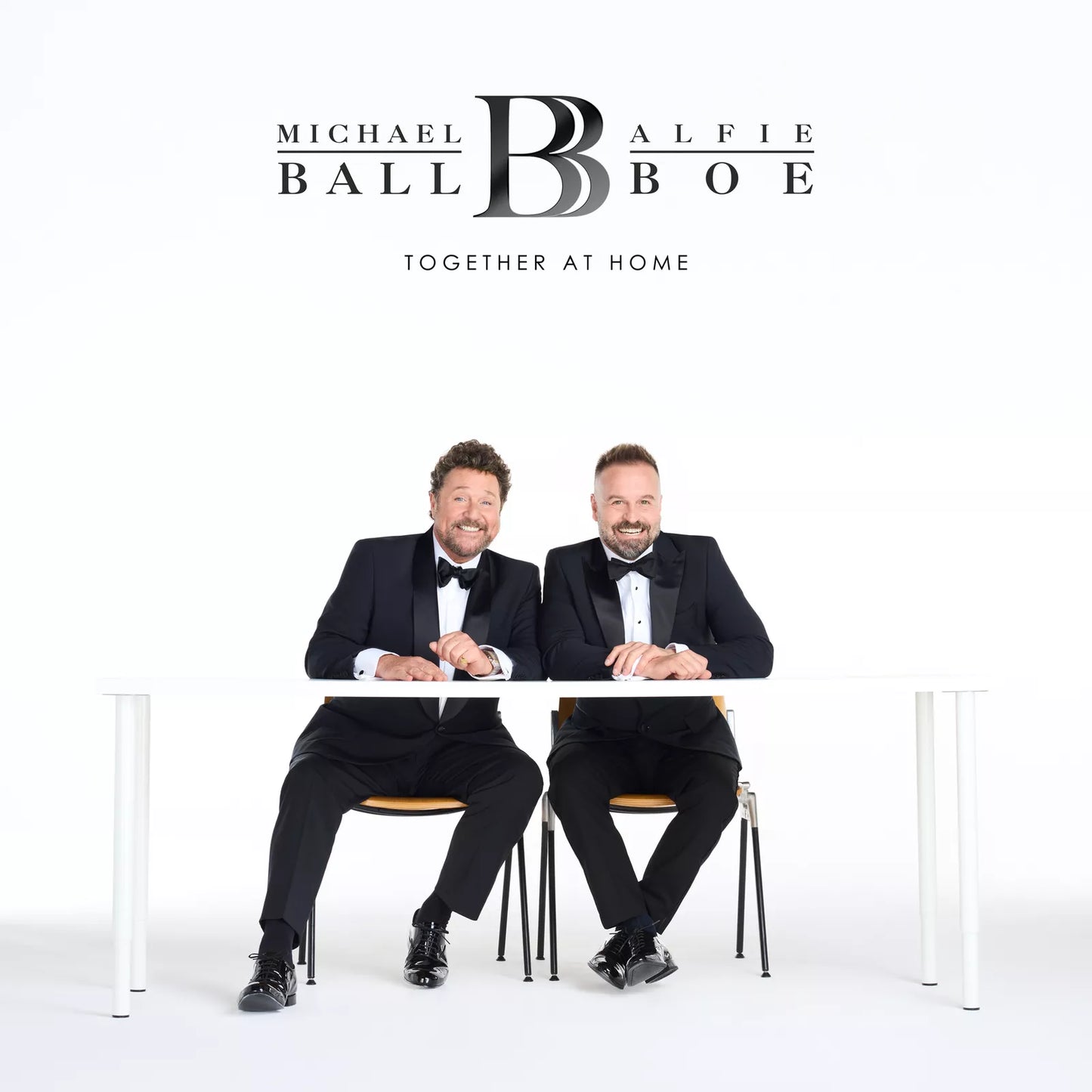 CD cover featuring Michael Ball and Alfie Boe in tuxedos.