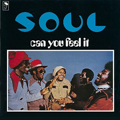 Album cover featuring a group of five Black men in 1970s attire.