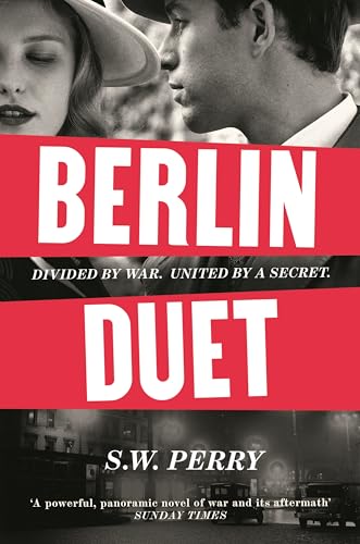 Book cover: “Berlin Duet” featuring two faces in black and white.