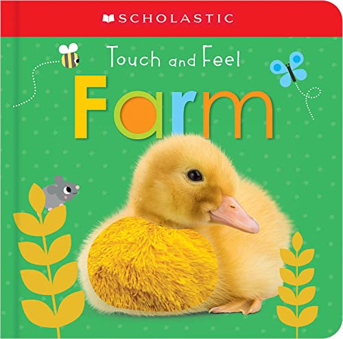 Touch and Feel Farm book cover with a fluffy yellow duckling.